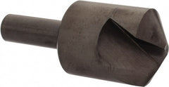 Hertel - 1-1/4" Head Diam, 1/2" Shank Diam, 1 Flute 120° High Speed Steel Countersink - USA Tool & Supply