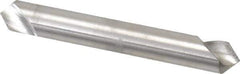 Hertel - 1/4" Head Diam, 1/4" Shank Diam, 1 Flute 90° High Speed Steel Countersink - 2" OAL, Straight Shank - USA Tool & Supply