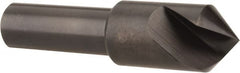 Hertel - 1/2" Head Diam, 3/8" Shank Diam, 1 Flute 90° High Speed Steel Countersink - USA Tool & Supply