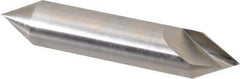 Hertel - 3/4" Head Diam, 3/4" Shank Diam, 1 Flute 60° High Speed Steel Countersink - 3-1/2" OAL, Straight Shank - USA Tool & Supply