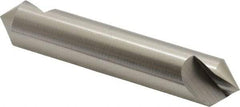 Hertel - 3/4" Head Diam, 3/4" Shank Diam, 1 Flute 90° High Speed Steel Countersink - 3-1/2" OAL, Straight Shank - USA Tool & Supply