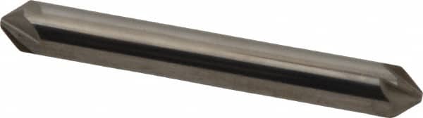 Hertel - 1/4" Head Diam, 1/4" Shank Diam, 6 Flute 82° Solid Carbide Countersink - USA Tool & Supply