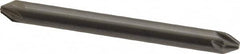 Hertel - 3/16" Head Diam, 3/16" Shank Diam, 6 Flute 60° Solid Carbide Countersink - USA Tool & Supply