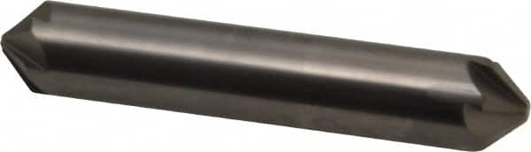 Hertel - 5/8" Head Diam, 5/8" Shank Diam, 6 Flute 90° Solid Carbide Countersink - USA Tool & Supply