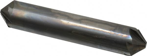 Hertel - 3/4" Head Diam, 3/4" Shank Diam, 6 Flute 90° Solid Carbide Countersink - USA Tool & Supply