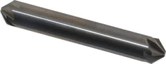 Hertel - 3/8" Head Diam, 3/8" Shank Diam, 6 Flute 90° Solid Carbide Countersink - 2-1/2" OAL, Straight Shank - USA Tool & Supply