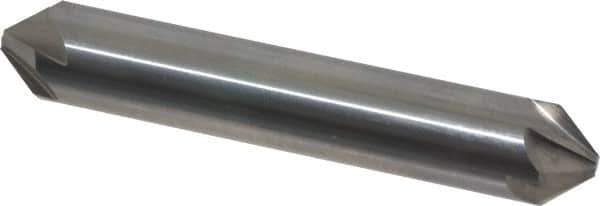 Hertel - 1/2" Head Diam, 1/2" Shank Diam, 6 Flute 82° Solid Carbide Countersink - 3" OAL, Straight Shank - USA Tool & Supply