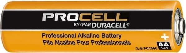 Ability One - Size AA, Alkaline, Standard Battery - 1.5 Volts - USA Tool & Supply
