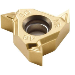Seco - 11NR Internal Right Hand 48-16 Partial Profile 60° Laydown Threading Insert - Grade CP500, TiAlN/TiN Coated Carbide - USA Tool & Supply