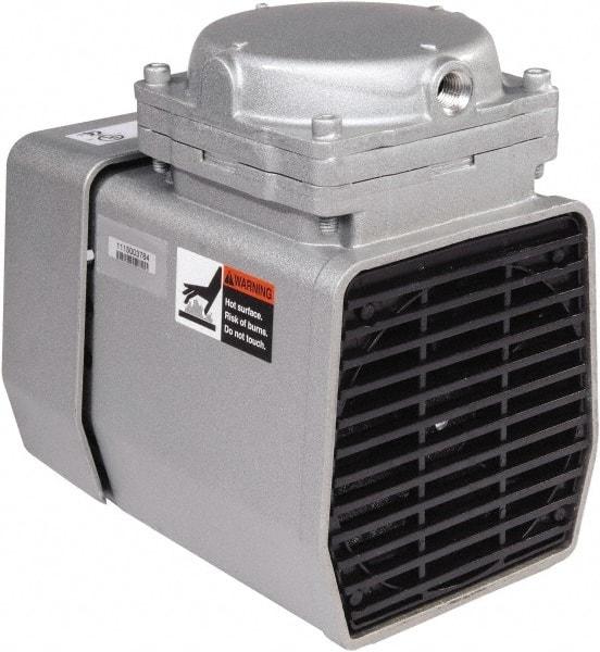 Gast - Diaphragm-Type Vacuum Pumps Horsepower: 1/8 Cubic Feet per Minute: 1.60 - USA Tool & Supply