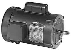 Baldor - 2 Max hp, 3,450 Max RPM, Electric AC DC Motor - 115, 230 V Input, Single Phase, 145TC Frame - USA Tool & Supply