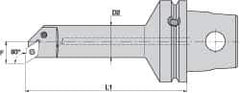 Kennametal - Right Hand Cut, Size KM63, DN.. Insert Compatiblity, Internal Modular Turning & Profiling Cutting Unit Head - 17mm Ctr to Cutting Edge, 125mm Head Length, Through Coolant, Series Kenlever - USA Tool & Supply