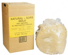 PRO-SOURCE - 30 Lbs. Natural Gold Sweeping Compound Floor - Use on Asphalt, Linoleum and Tile - USA Tool & Supply
