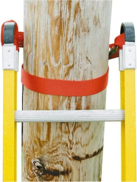 Werner - Pole Lash Ladder Kit - For use with Ladders Having Hoop Style End Caps Only - USA Tool & Supply