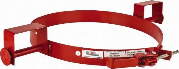 Made in USA - 1,000 Lb Load Capacity, 55 Gal Forklift Drum Caddy - 22-1/2" Diam, For 55 Gal Drums - USA Tool & Supply