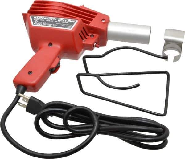 Master Appliance - 650°F Heat Setting, 3.8 CFM Air Flow, Heat Gun - 120 Volts, 4.5 Amps, 475 Watts, 6' Cord Length - USA Tool & Supply