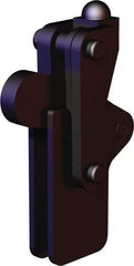De-Sta-Co - 5,058 Lb Holding Capacity, Vertical Handle, Manual Hold Down Toggle Clamp - 200° Bar Opening, Weldable Base, Oxide Finish, Forged Alloy Steel - USA Tool & Supply
