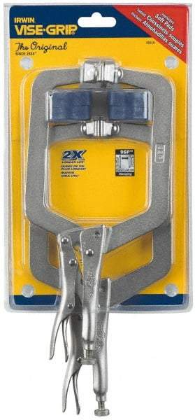 Irwin - 2 Piece Locking Clamp Plier Set - Comes in Box - USA Tool & Supply