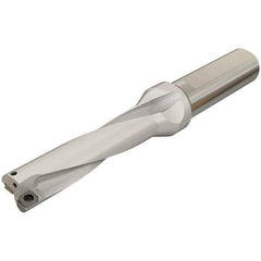 Iscar - 96mm Max Drill Depth, 4xD, 24mm Diam, Indexable Insert Drill - 25mm Shank Diam, Whistle Notch Shank - USA Tool & Supply