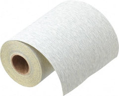 3M - 180 Grit, Silicon Carbide Adhesive Backed Sanding Sheets - Sandpaper Roll, 4-1/2" x 10 Yds., Very Fine Grade, A Weighted Backing - USA Tool & Supply