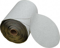3M - 6" Diam, 150 Grit Silicon Carbide Adhesive PSA Disc - Fine Grade, Gray, A Weighted Backing, Flexible, Use with Random Orbital Sanders - USA Tool & Supply