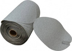 3M - 6" Diam, 320 Grit Silicon Carbide Adhesive PSA Disc - Extra Fine Grade, Gray, A Weighted Backing, Flexible, Use with Random Orbital Sanders - USA Tool & Supply
