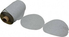 3M - 5" Diam, 280 Grit Silicon Carbide Adhesive PSA Disc - Very Fine Grade, Gray, A Weighted Backing, Flexible, Use with Random Orbital Sanders - USA Tool & Supply