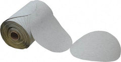 3M - 6" Diam, 120 Grit Silicon Carbide Adhesive PSA Disc - Fine Grade, Gray, A Weighted Backing, Flexible, Use with Random Orbital Sanders - USA Tool & Supply