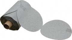 3M - 5" Diam, 320 Grit Silicon Carbide Adhesive PSA Disc - Extra Fine Grade, Gray, A Weighted Backing, Flexible, Use with Random Orbital Sanders - USA Tool & Supply