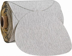 3M - 5" Diam, 150 Grit Silicon Carbide Adhesive PSA Disc - Fine Grade, Gray, A Weighted Backing, Flexible, Use with Random Orbital Sanders - USA Tool & Supply