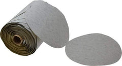3M - 6" Diam, 100 Grit Silicon Carbide Adhesive PSA Disc - Very Fine Grade, Gray, A Weighted Backing, Flexible, Use with Random Orbital Sanders - USA Tool & Supply