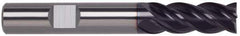 Guhring - 3/4", 2-1/4" LOC, 3/4" Shank Diam, 5" OAL, 4 Flute, Solid Carbide Square End Mill - Single End, FIREX Finish, Spiral Flute, Variable° Helix, Centercutting, Right Hand Cut, Right Hand Flute, Series 4250 - USA Tool & Supply