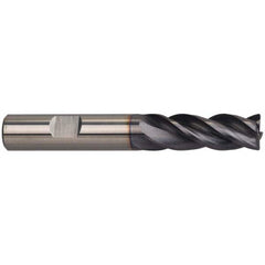 Guhring - 3/4", 1-1/2" LOC, 3/4" Shank Diam, 4" OAL, 4 Flute, Solid Carbide Square End Mill - USA Tool & Supply
