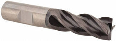 Guhring - 5/8", 1-1/4" LOC, 5/8" Shank Diam, 3-1/2" OAL, 4 Flute, Solid Carbide Square End Mill - Single End, Nano-A Finish, Spiral Flute, 36/38° Helix, Centercutting, Right Hand Cut, Right Hand Flute, Series 3080 - USA Tool & Supply