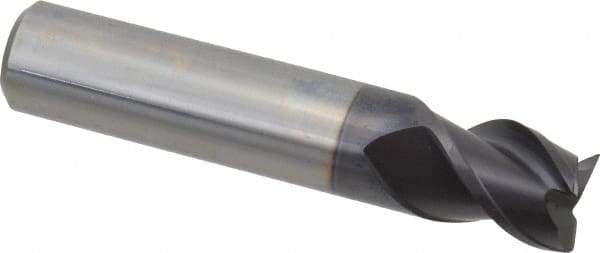 Guhring - 16mm, 16mm LOC, 16mm Shank Diam, 82mm OAL, 3 Flute, Solid Carbide Square End Mill - Single End, FIREX Finish, Spiral Flute, 45° Helix, Centercutting, Right Hand Cut, Right Hand Flute, Series 3540 - USA Tool & Supply