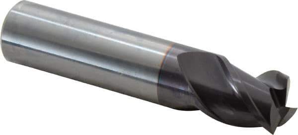 Guhring - 18mm, 18mm LOC, 18mm Shank Diam, 84mm OAL, 3 Flute, Solid Carbide Square End Mill - Single End, FIREX Finish, Spiral Flute, 45° Helix, Centercutting, Right Hand Cut, Right Hand Flute, Series 3540 - USA Tool & Supply