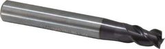 Guhring - 7mm, 8mm LOC, 8mm Shank Diam, 58mm OAL, 3 Flute, Solid Carbide Square End Mill - Single End, FIREX Finish, Spiral Flute, 45° Helix, Centercutting, Right Hand Cut, Right Hand Flute, Series 3540 - USA Tool & Supply