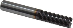 Guhring - 3/8", 7/8" LOC, 3/8" Shank Diam, 2-1/2" OAL, 6 Flute, Solid Carbide Square End Mill - Single End, FIREX Finish, Spiral Flute, 55° Helix, Centercutting, Right Hand Cut, Right Hand Flute, Series 3182 - USA Tool & Supply