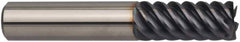 Guhring - 25mm, 45mm LOC, 25mm Shank Diam, 121mm OAL, 10 Flute, Solid Carbide Square End Mill - USA Tool & Supply