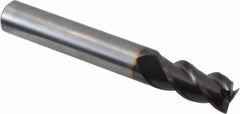 Guhring - 10mm, 19mm LOC, 10mm Shank Diam, 72mm OAL, 3 Flute, Solid Carbide Square End Mill - Single End, FIREX Finish, Spiral Flute, 45° Helix, Centercutting, Right Hand Cut, Right Hand Flute, Series 3741 - USA Tool & Supply