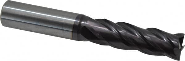 Guhring - 16mm, 48mm LOC, 16mm Shank Diam, 108mm OAL, 4 Flute, Solid Carbide Square End Mill - USA Tool & Supply
