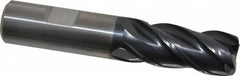 Guhring - 3/4" Diam 4 Flute Solid Carbide 0.062" Corner Radius End Mill - USA Tool & Supply