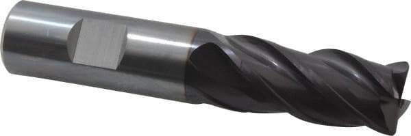 Guhring - 3/4", 4 Flute, Single End, Solid Carbide, 1/16" Corner Radius End Mill - 4" OAL, 35/38° Helix, Right Hand Flute, 1-1/2" LOC, Right Hand Cut - USA Tool & Supply
