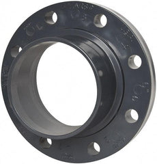 Value Collection - 6" Pipe, 11" OD, PVC Spigot Pipe Flange - Schedule 80, Gray - USA Tool & Supply
