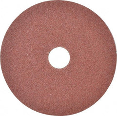 Camel Grinding Wheels - 5" Diam 7/8" Hole 36 Grit Fiber Disc - Very Coarse Grade, Aluminum Oxide, 12,200 Max RPM - USA Tool & Supply