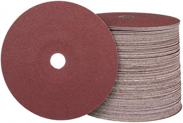 Camel Grinding Wheels - 7" Diam 7/8" Hole 80 Grit Fiber Disc - Medium Grade, Aluminum Oxide, 8,600 Max RPM - USA Tool & Supply