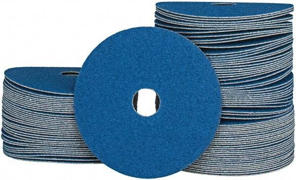 Camel Grinding Wheels - 5" Diam 7/8" Hole 50 Grit Fiber Disc - Coarse Grade, Zirconia Alumina, 12,200 Max RPM - USA Tool & Supply