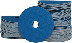 Camel Grinding Wheels - 5" Diam 7/8" Hole 50 Grit Fiber Disc - Coarse Grade, Zirconia Alumina, 12,200 Max RPM - USA Tool & Supply
