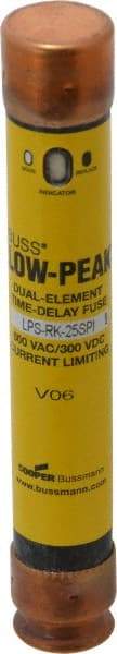 Cooper Bussmann - 300 VDC, 600 VAC, 25 Amp, Time Delay General Purpose Fuse - Fuse Holder Mount, 127mm OAL, 100 at DC, 300 at AC (RMS) kA Rating, 13/16" Diam - USA Tool & Supply
