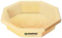 Enpac - 19.5 Gal Sump, 400 Lb Capacity, 1 Drum, Plastic Drum Tray - 7-1/4" High - USA Tool & Supply